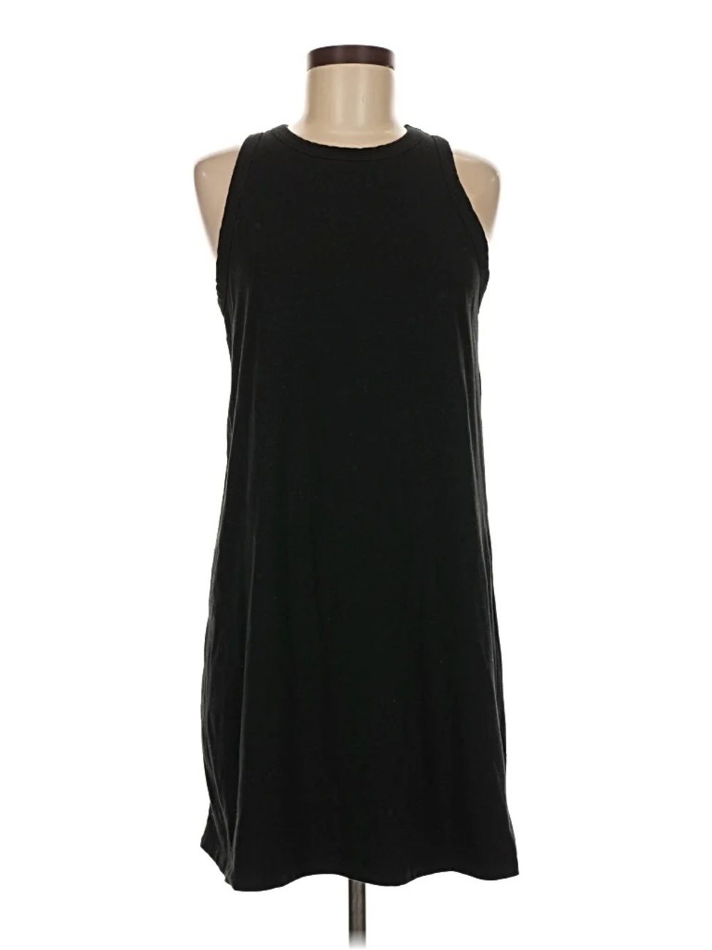 a new day Black Sleeveless Shift Dress